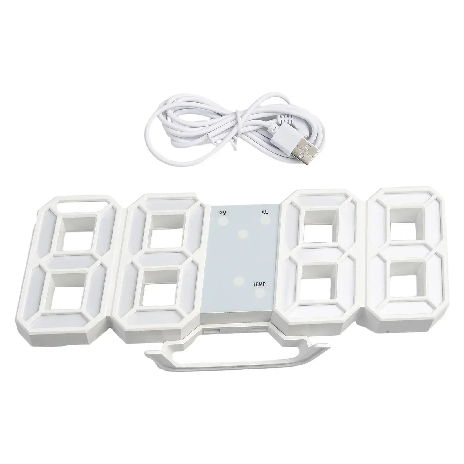 Glowdigit™ 3D LED Wall Clock – Modern Time, Bold Style