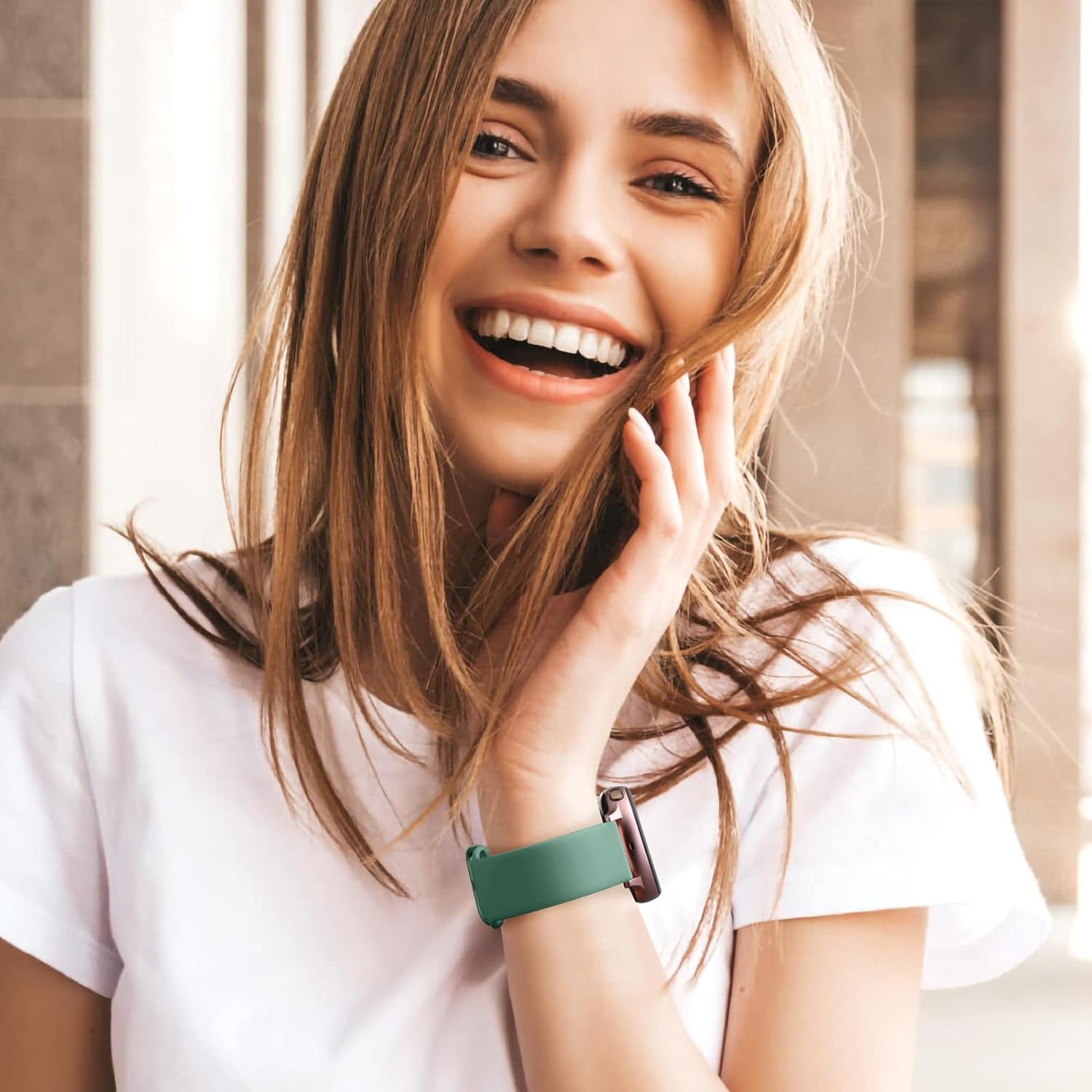 6 Pack Bands Compatible for Samsung Galaxy Watch 4/Active 2 40Mm 44Mm/Active, Watch 4 Classic 46Mm 42Mm,Watch 3 41Mm,Galaxy Watch 42Mm,20Mm Soft Silicone Wristband Replacement Women Men Small