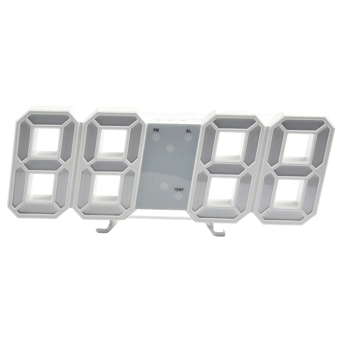 Glowdigit™ 3D LED Wall Clock – Modern Time, Bold Style