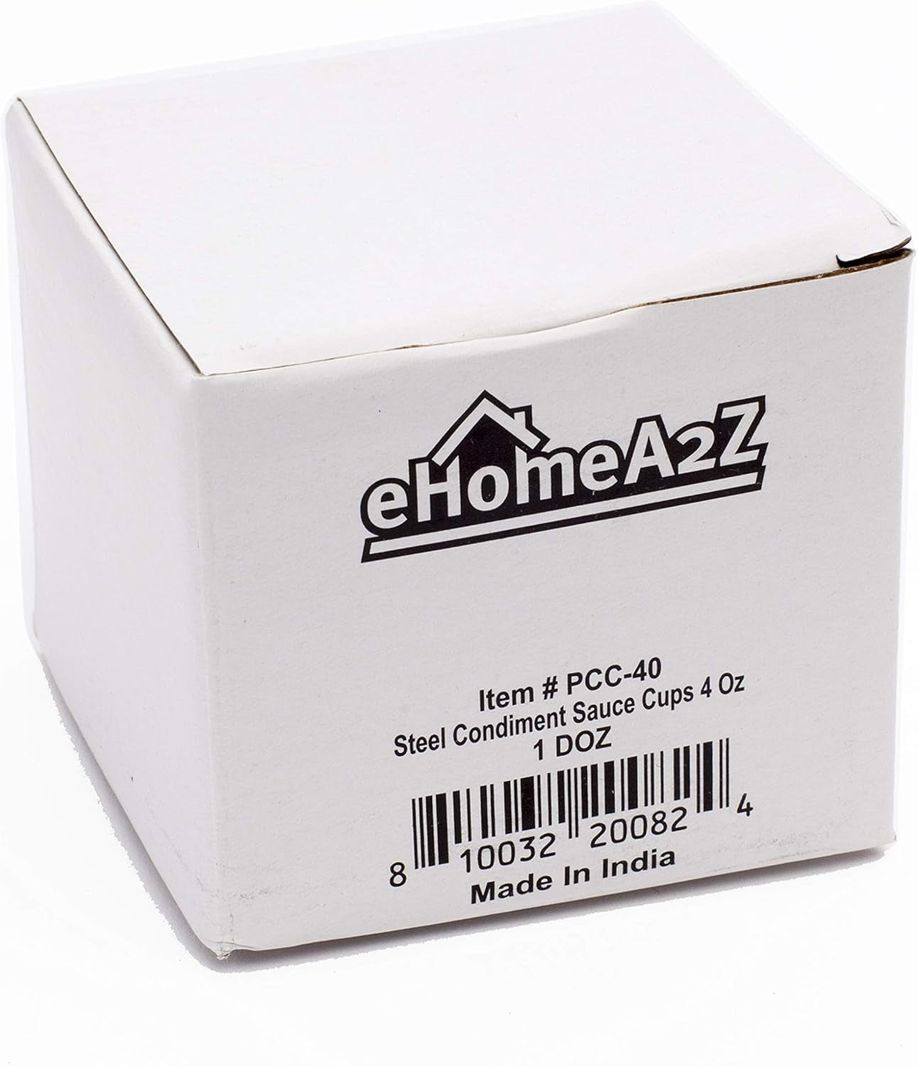 4 Oz Ramekin Stainless Steel Condiment Dipping Sauce Cups Au Jus Commercial Grade (12, 4 Oz)