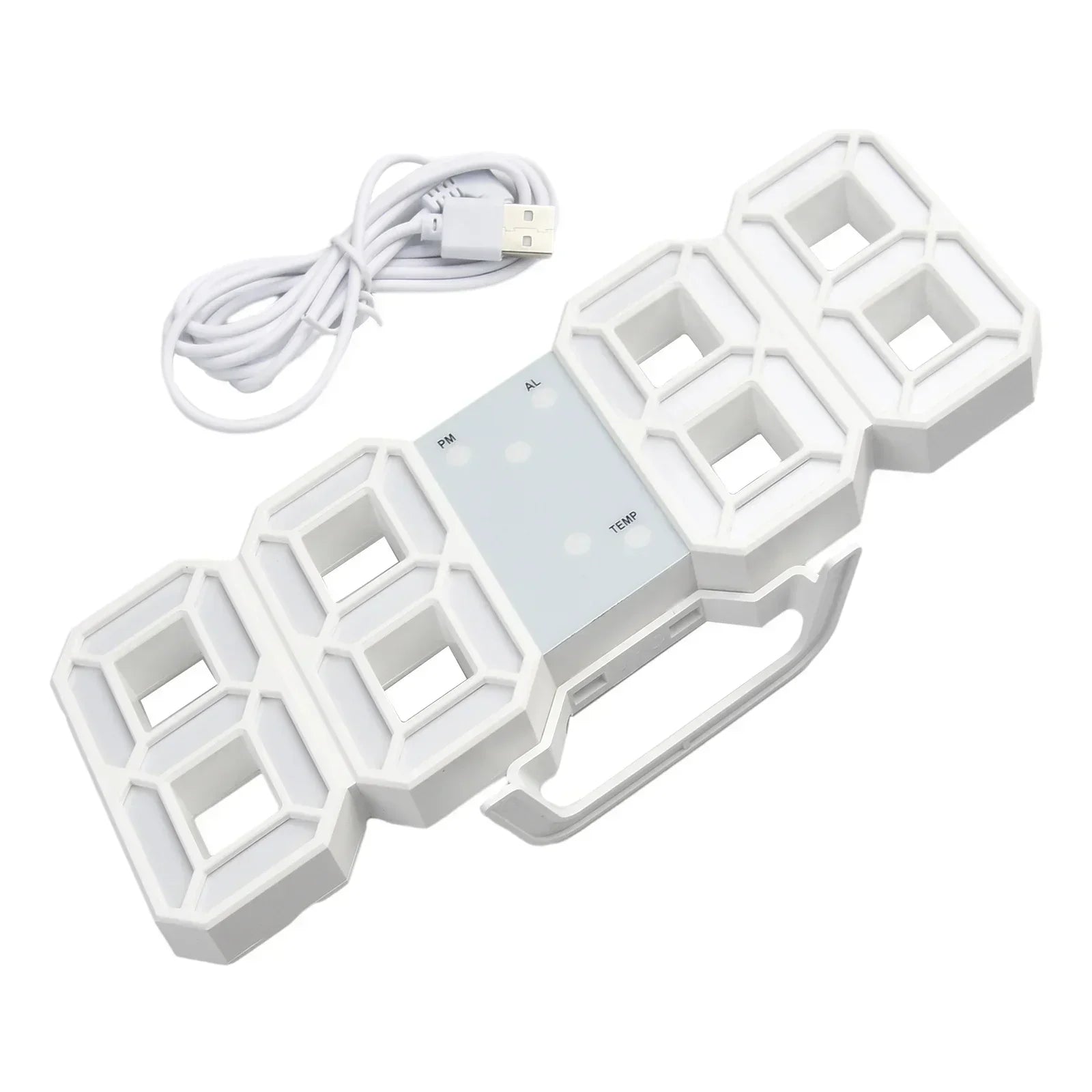 Glowdigit™ 3D LED Wall Clock – Modern Time, Bold Style