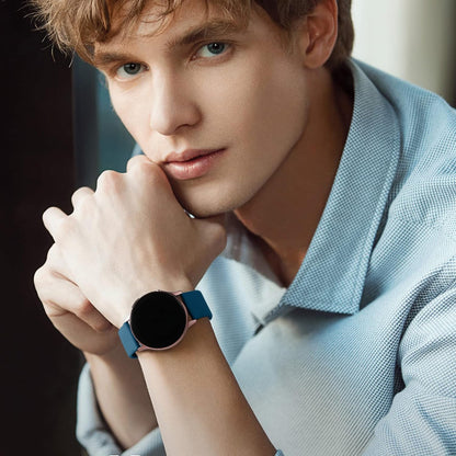 6 Pack Bands Compatible for Samsung Galaxy Watch 4/Active 2 40Mm 44Mm/Active, Watch 4 Classic 46Mm 42Mm,Watch 3 41Mm,Galaxy Watch 42Mm,20Mm Soft Silicone Wristband Replacement Women Men Small